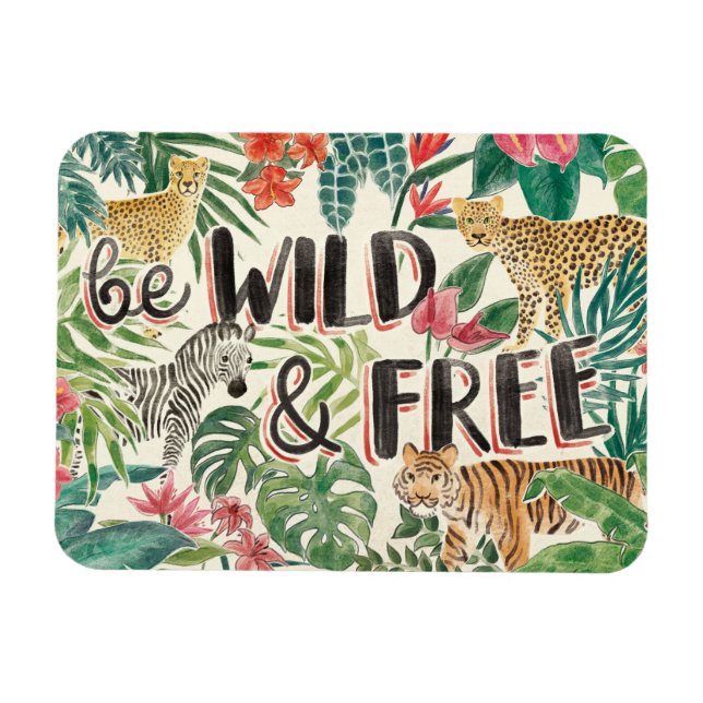 Jungle Vibes Magnet (Horizontal)