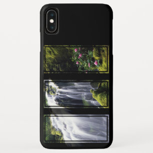 Jungle Waterfall Triptych Digital Art Case-Mate iPhone Case