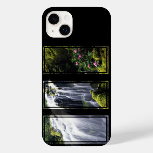 Jungle Waterfall Triptych Digital Art Case-Mate iPhone 14 Plus Case