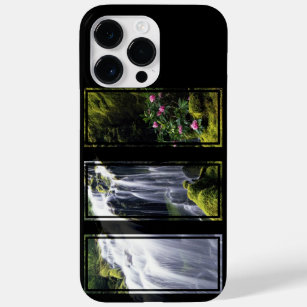 Jungle Waterfall Triptych Digital Art Case-Mate iPhone 14 Pro Max Case