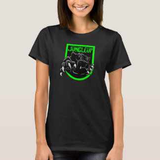 Jungleup Ladies Misfit/Logo Lime, Black Shirt