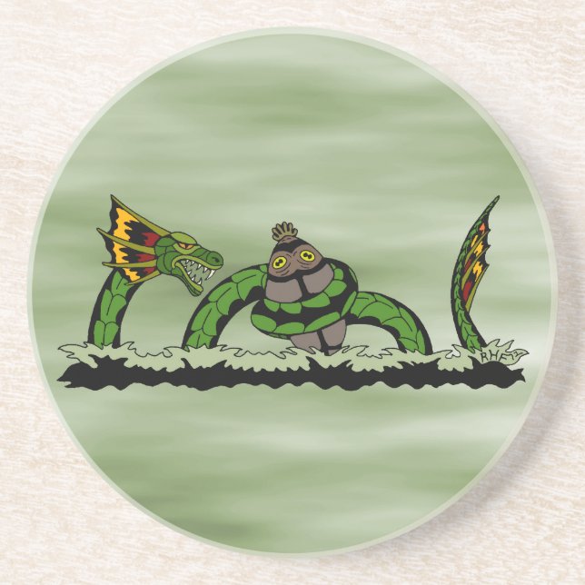 Jungun Catching a Quibbib Coaster (Front)