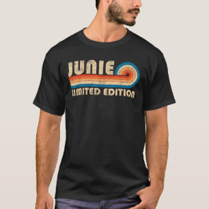 JUNIE First Name Funny Retro Vintage Birthday T-Shirt