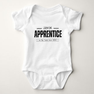 Junior Apprentice On The Tools Custom Year Tradie Baby Bodysuit