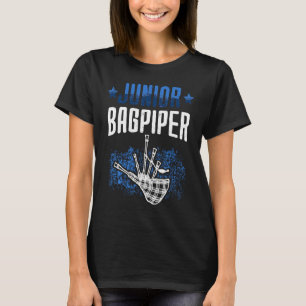 Junior Bagpiper Bagpipes Scottish Bagpipe 1 T-Shirt