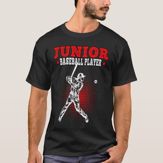 Junior Baseball Player Baseballplayer  1 T-Shirt (Front)