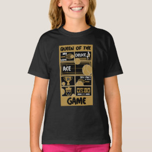 Junior Boys Tennis King Of The Game  T-Shirt