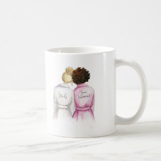 Junior Bridesmaid? Bl Bun Bride Auburn Curls Maid Coffee Mug