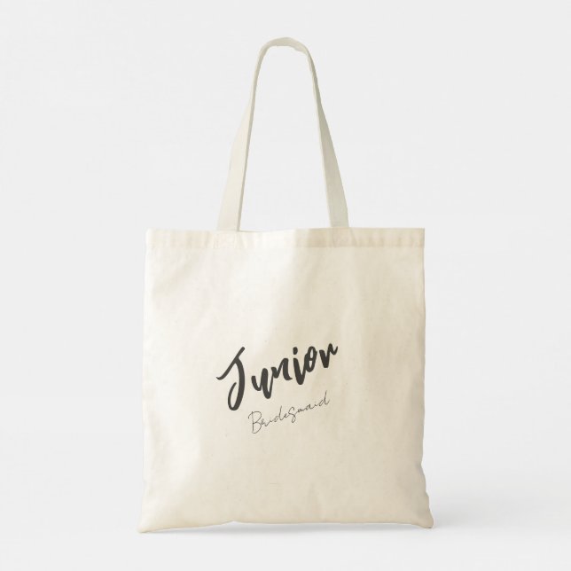 junior bridesmaid tote bag (Back)