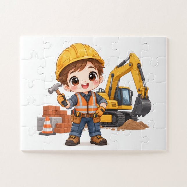 Junior Construction Crew Jigsaw Puzzle (Horizontal)