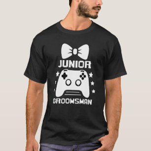 Junior Groomsman Jr Groomsman Wedding Vintage Gami T-Shirt