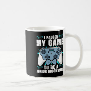 Junior Groomsman Video Gamer Junior Groomsmen Paus Coffee Mug