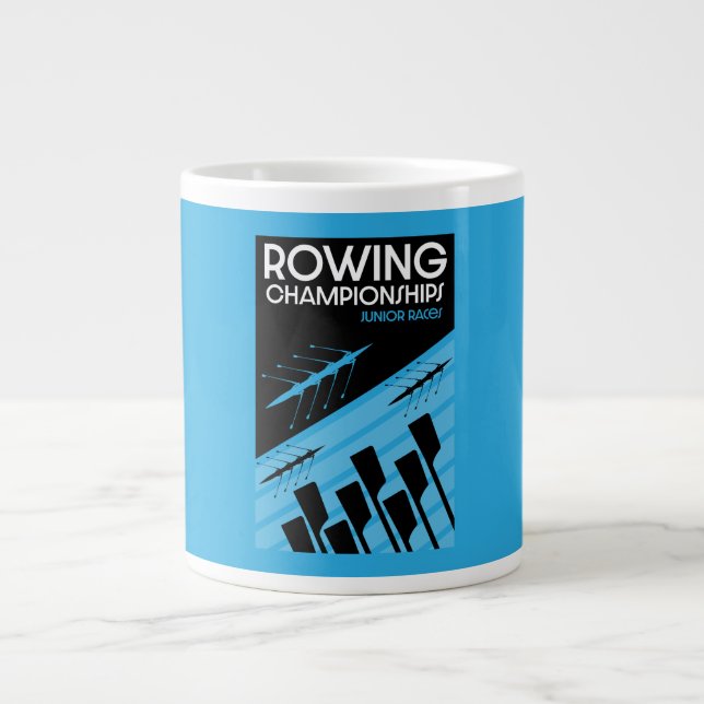 Junior International Rowing Large Coffee Mug (Front)