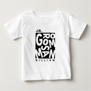 Junior Jr. Groomsman, wedding party Baby T-Shirt