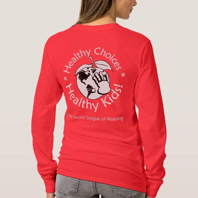 Junior Leage of Reading Long Sleeve T T-Shirt (Back)