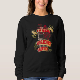 Junior Mechanical Engineer Inked Skull & Red Roses Sweatshirt