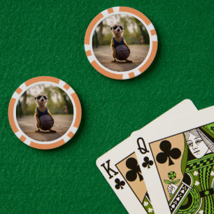 Junior Meerkat Basketball Player, Poker Chips