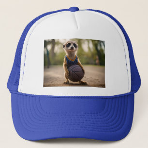 Junior Meerkat Basketball Player, Trucker Hat