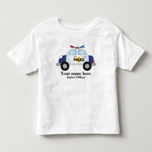 Junior Officer Police Car t shirt