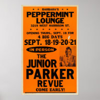 Junior Parker Peppermint Lounge Concert Poster