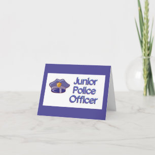 Junior Police Officer Birthday Invite