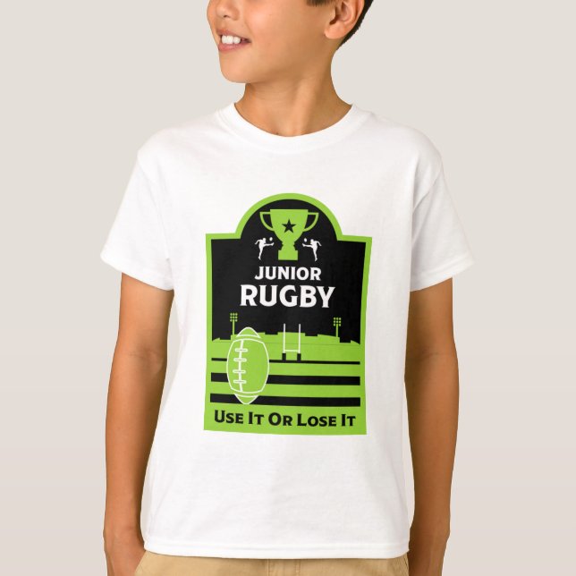 Junior Rugby Players T-Shirt (Front)