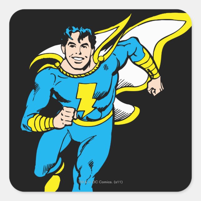 Junior Running Square Sticker (Front)