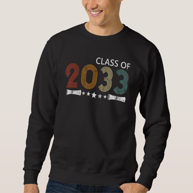 Junior Senior First Day School Graduation Class 20 Sweatshirt (Front)