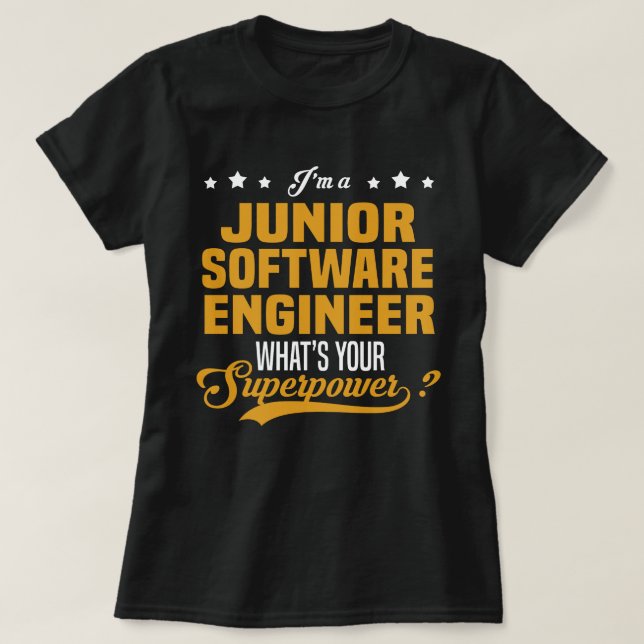 Junior Software Engineer T-Shirt (Design Front)