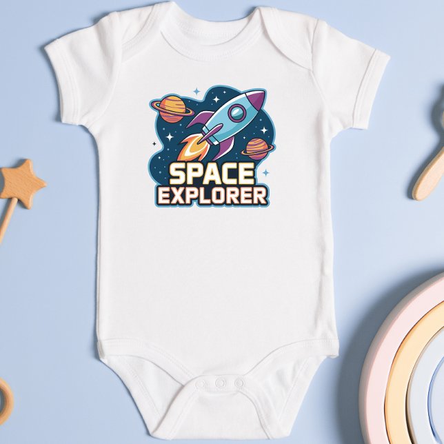 Junior Space Explorer  Baby Bodysuit (Creator Uploaded)