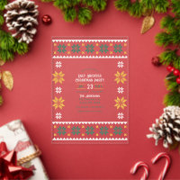 Juniper Glow Ugly Sweater Christmas Party
