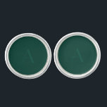 Juniper Green Cufflinks<br><div class="desc">These cuff links are perfect for any occasion,  but they can also give your special day a coordinated,  polished look with matching items for the entire wedding party!</div>