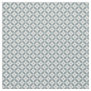 Juniper Green Geometric Pattern Hamptons Style Fabric