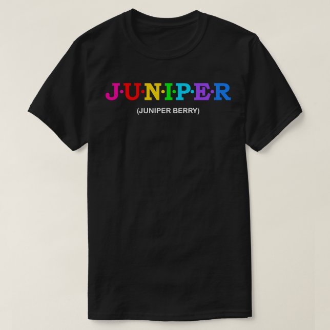 Juniper Juniper Berry T-Shirt (Design Front)