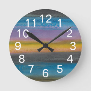 Juniper Mist I Round Clock
