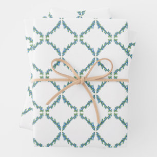 Juniper Trellis Winter Greens Gift Wrap