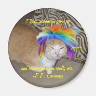 junipurr courage keychain magnet