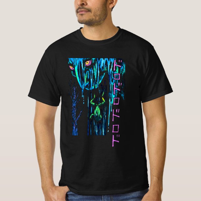 Junji Ito Miss Fuchi Pukes a Frog Back T-Shirt (Front)