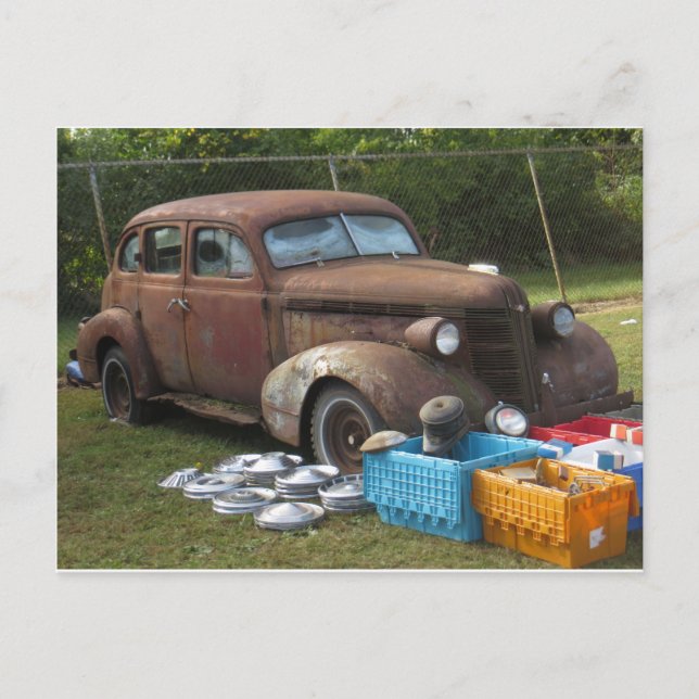 Junk Car Postcard (Front)