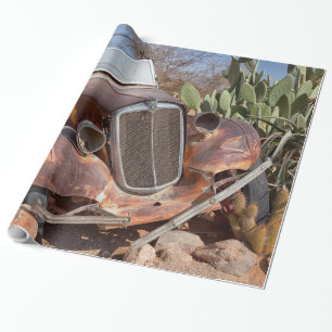 Junk car wrapping paper