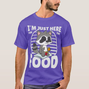 Junk Food Raccoon Design for a Food Lover T-Shirt