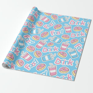 Junk Food Wrapping Paper
