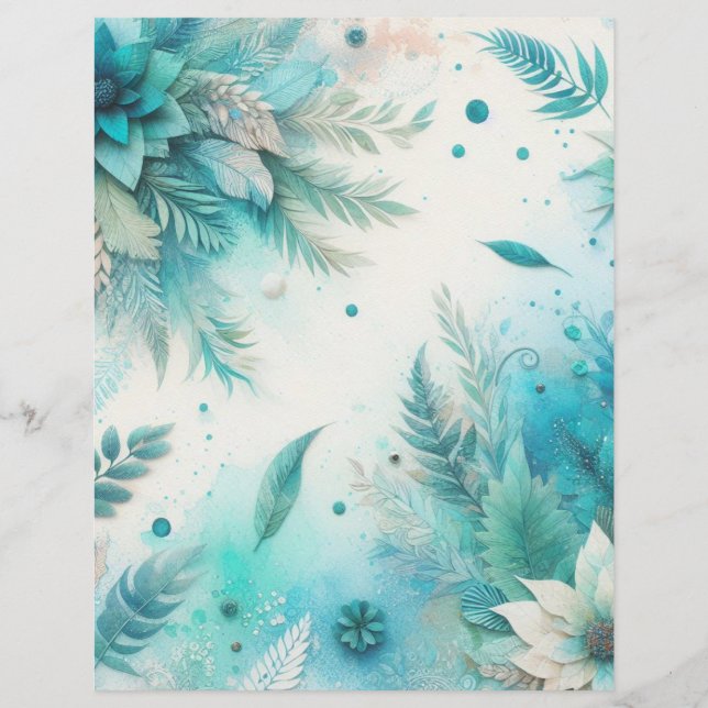 Junk journal ephemera vintage scrapbook paper  (Front)