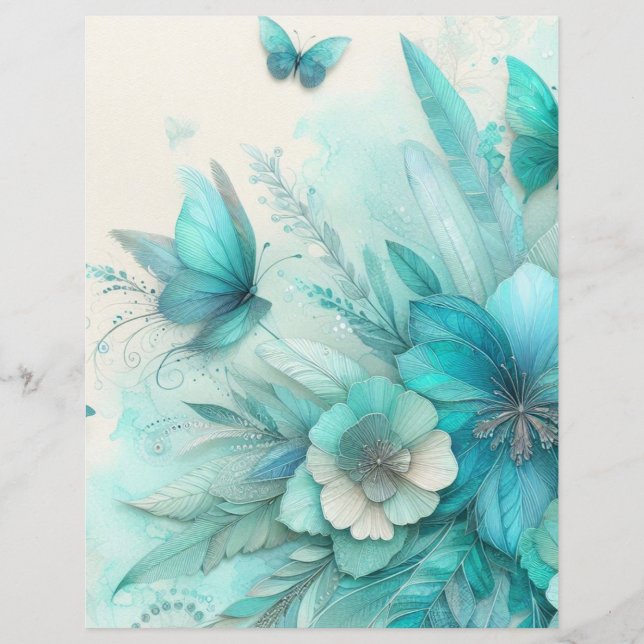 Junk journal ephemera vintage scrapbook paper  (Front)