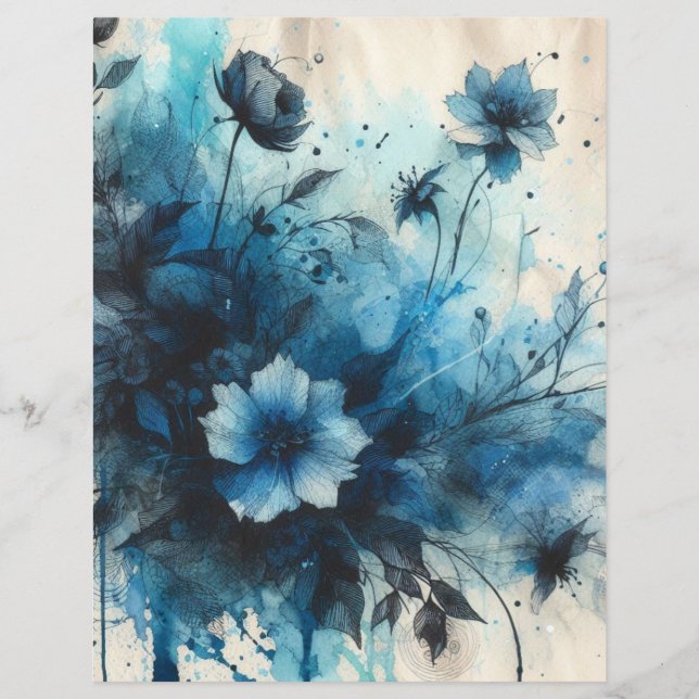 Junk journal ephemera vintage scrapbook paper  (Front)