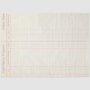 Junk Journal Ledger Background Decoupage Paper