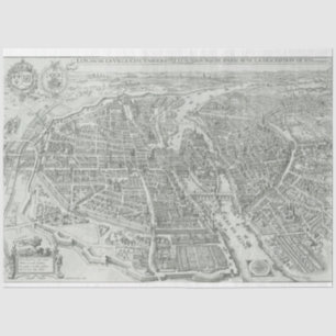 Junk Journal Paris Map Background Tissue Paper