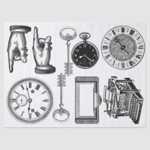 Junk Journal Steampunk Elements Sheet