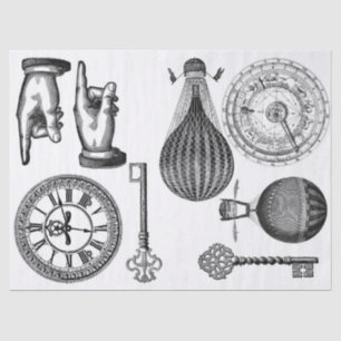 Junk Journal Steampunk Elements Sheet