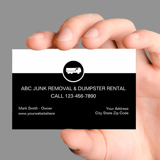 Junk Removal Business Cards (Creator Uploaded)